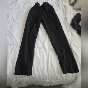Geobetti Boys Classic Black Straight-Leg Pants Size 16